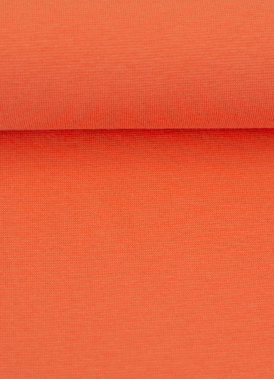 Sommersweat Uni - Maike - orange - Frühling - Sommer 26